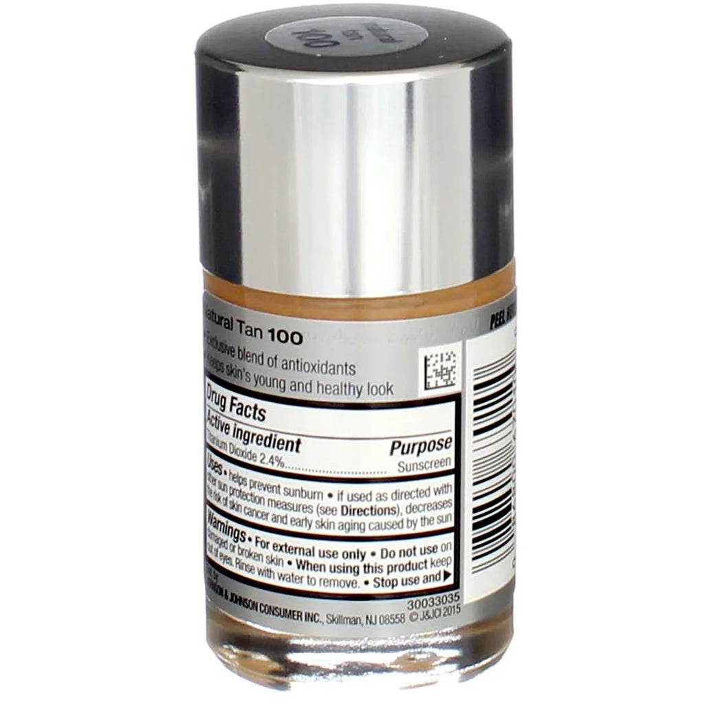 Natural Tan Liquid Makeup SPF 20, 1 oz (Pack of 2) V98752