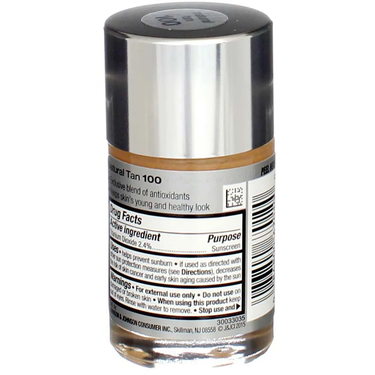 Natural Tan Liquid Makeup SPF 20, 1 oz (Pack of 2) V98752