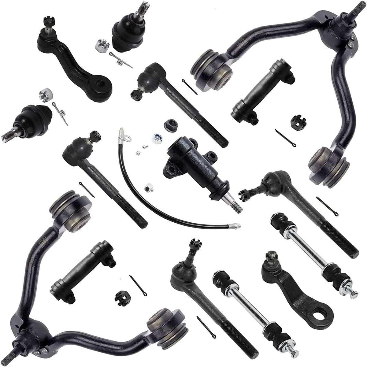 4WD Front Suspension Kit and Wheel Bearings 17pc Set X246