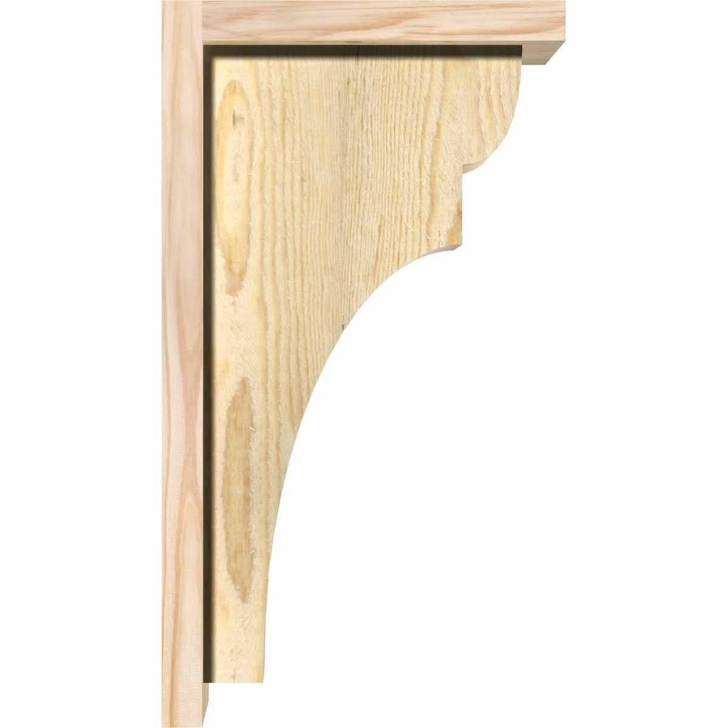 Rough Sawn Corbel with Backplate, Douglas Fir X6921
