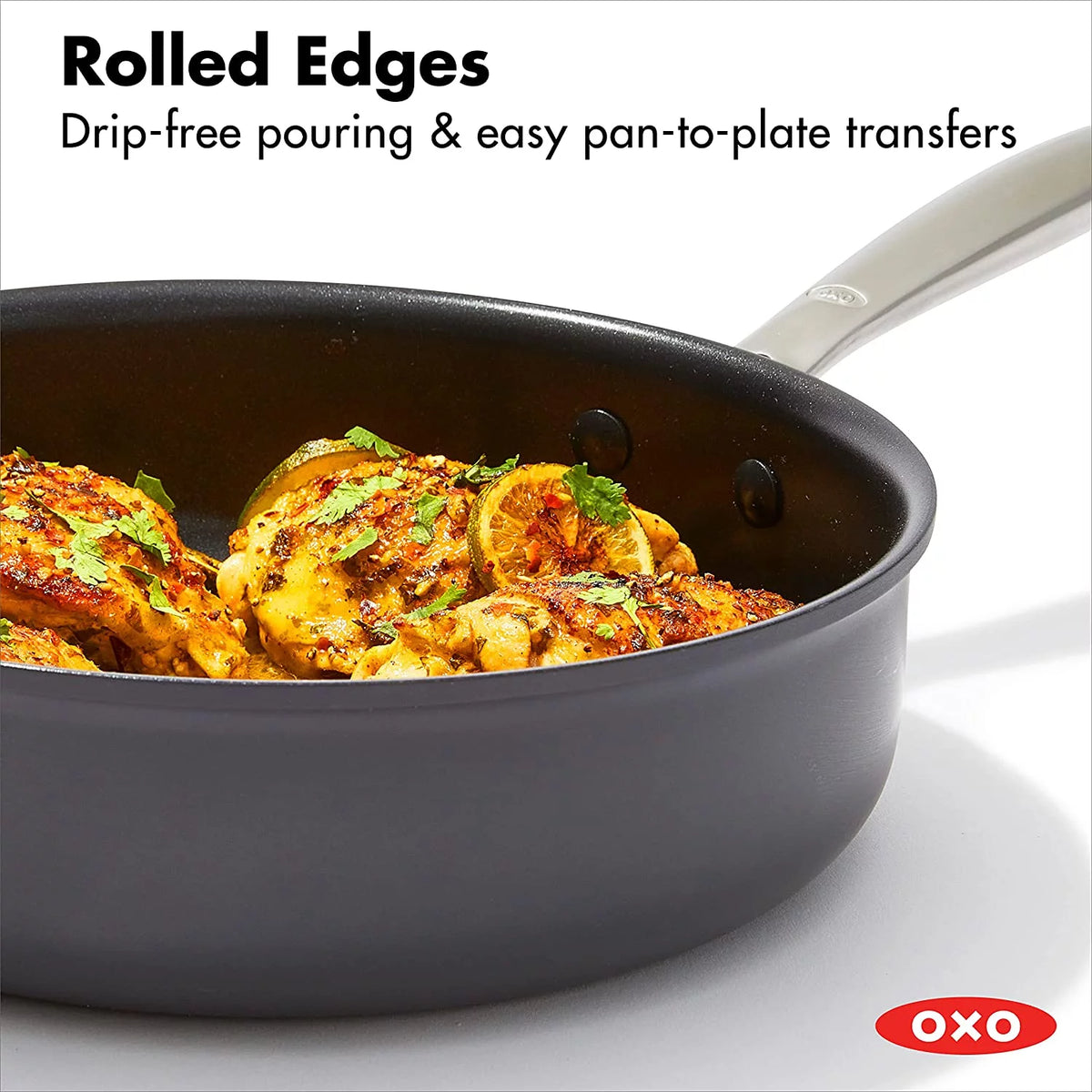 10 Piece Nonstick Gray Cookware Set V5264