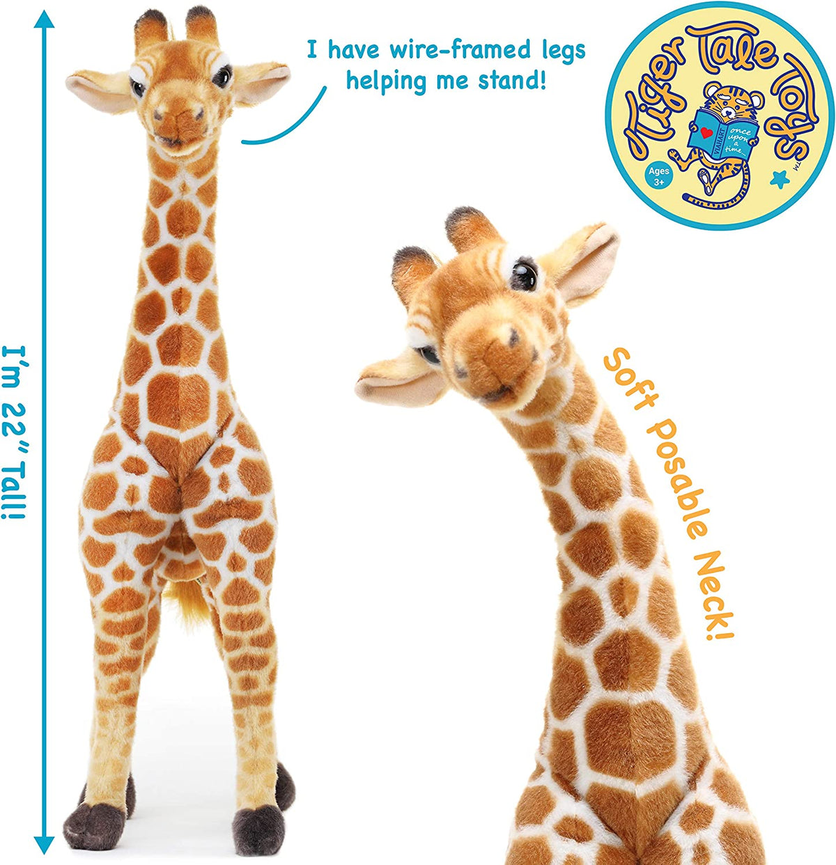 22 Inch Tall Stuffed Animal Plush E512593