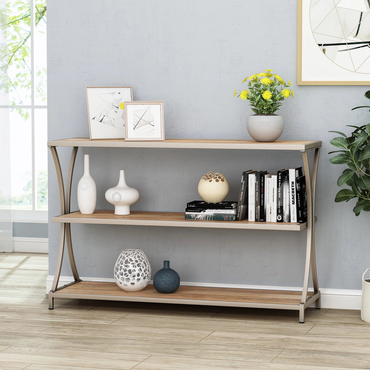 Handcrafted Mango Wood Console Table W7543