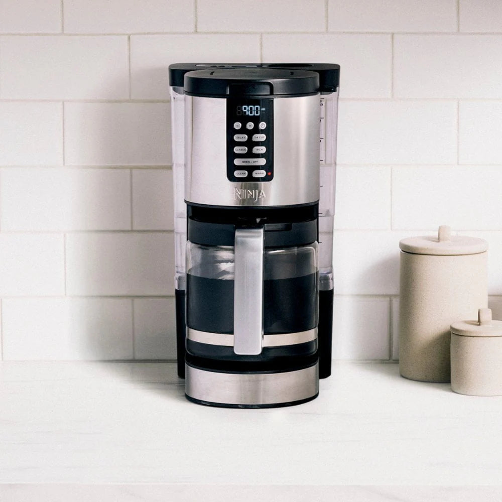 14-Cup Programmable Coffee Maker with Glass Carafe and Permanent Filter J863681