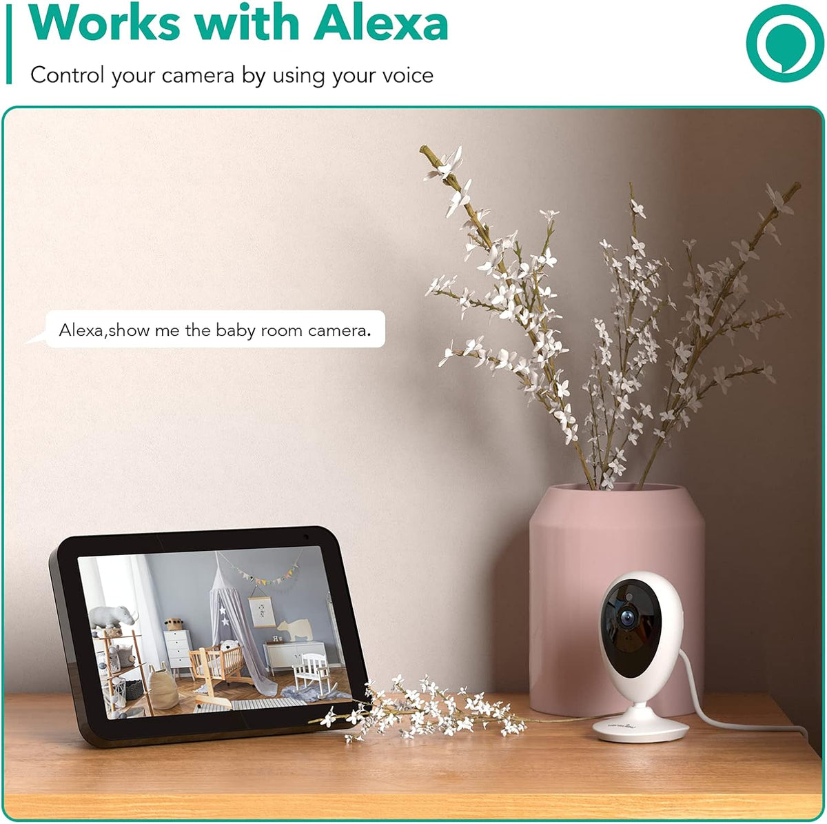 4 Pack 1080P WiFi Indoor Security Camera with Motion Detection Two-Way Audio Night Vision S4768