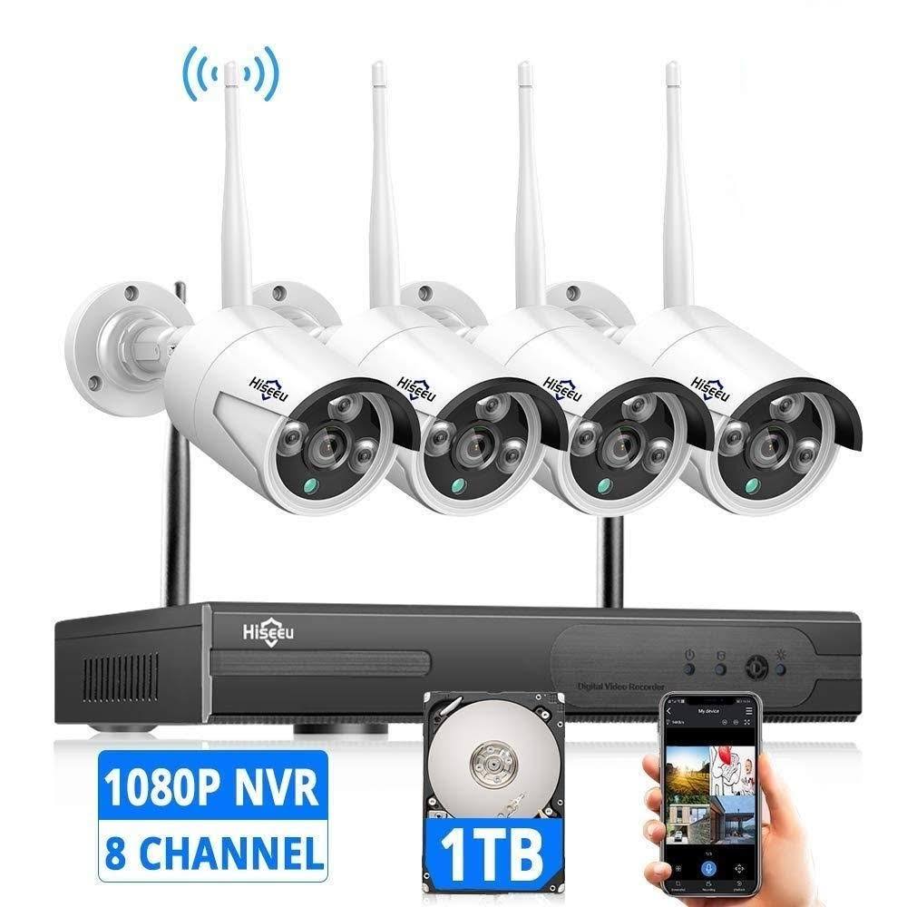 Expandable 8CH Wireless Security Camera System with 1TB Hard Drive P82857
