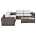 Espresso 8-Piece Sectional Set with Cushions Y2317