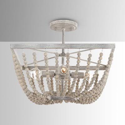 4-Light Semi-Flush Mount H444