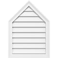 Peaked Top Surface Mount PVC Gable Vent L107791