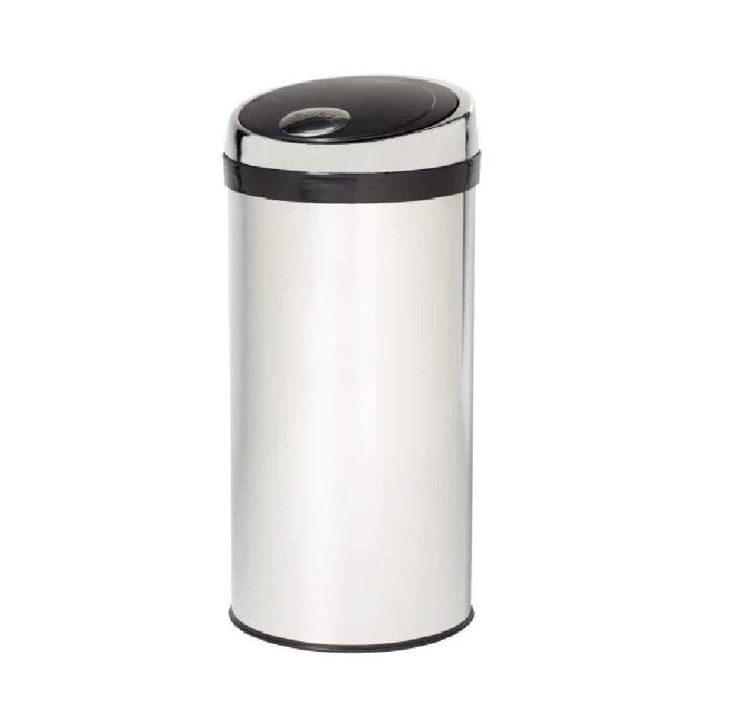 Gray Stainless Steel 8 Gallon Touch Top Trash Can I170214