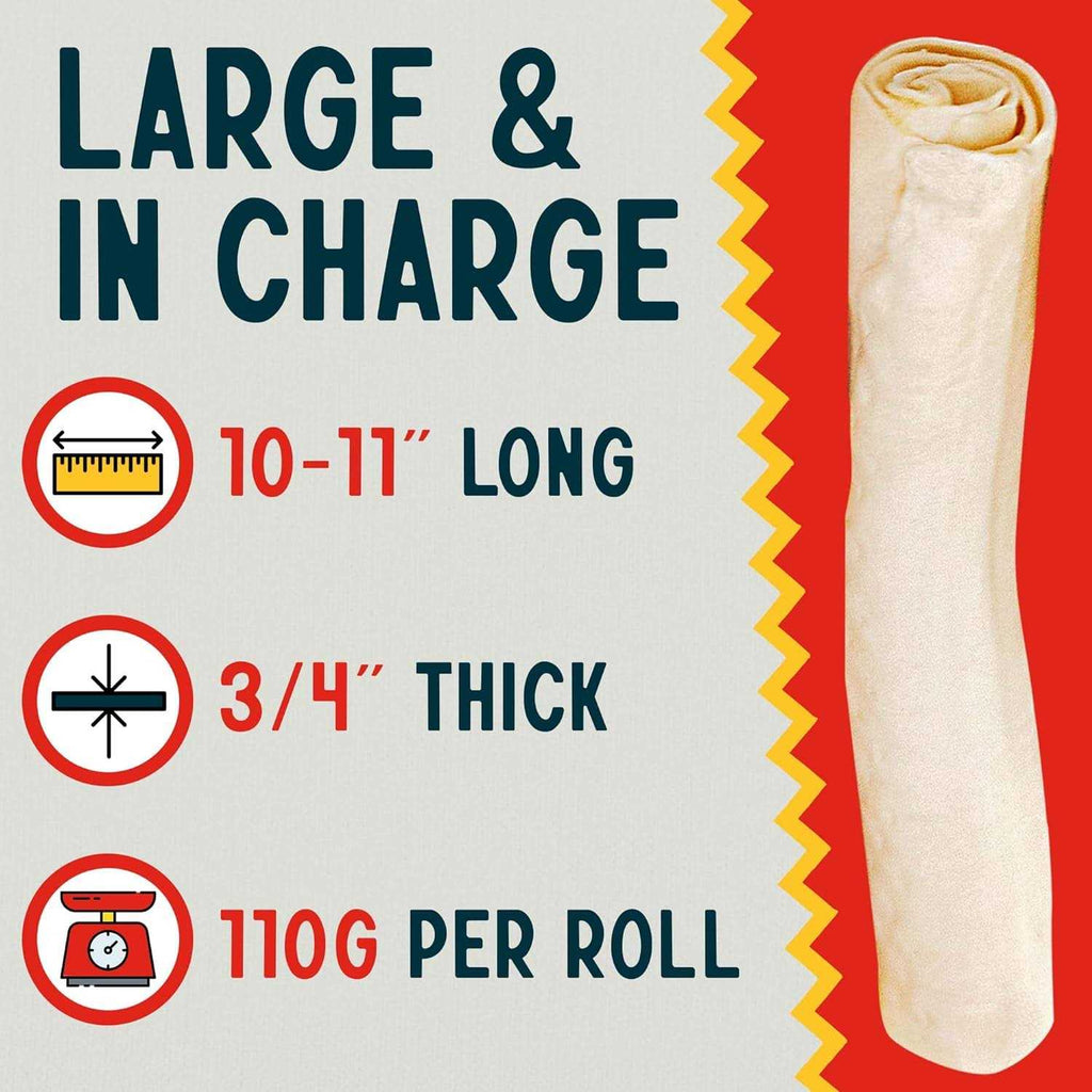 10-11 Dog Rawhide Chews T909