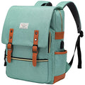 Grey Laptop Backpack with USB Charging Port I566342