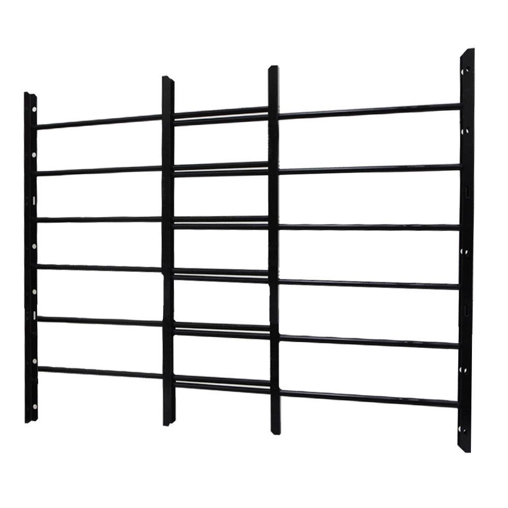 Black Adjustable Window Security Guard H4684