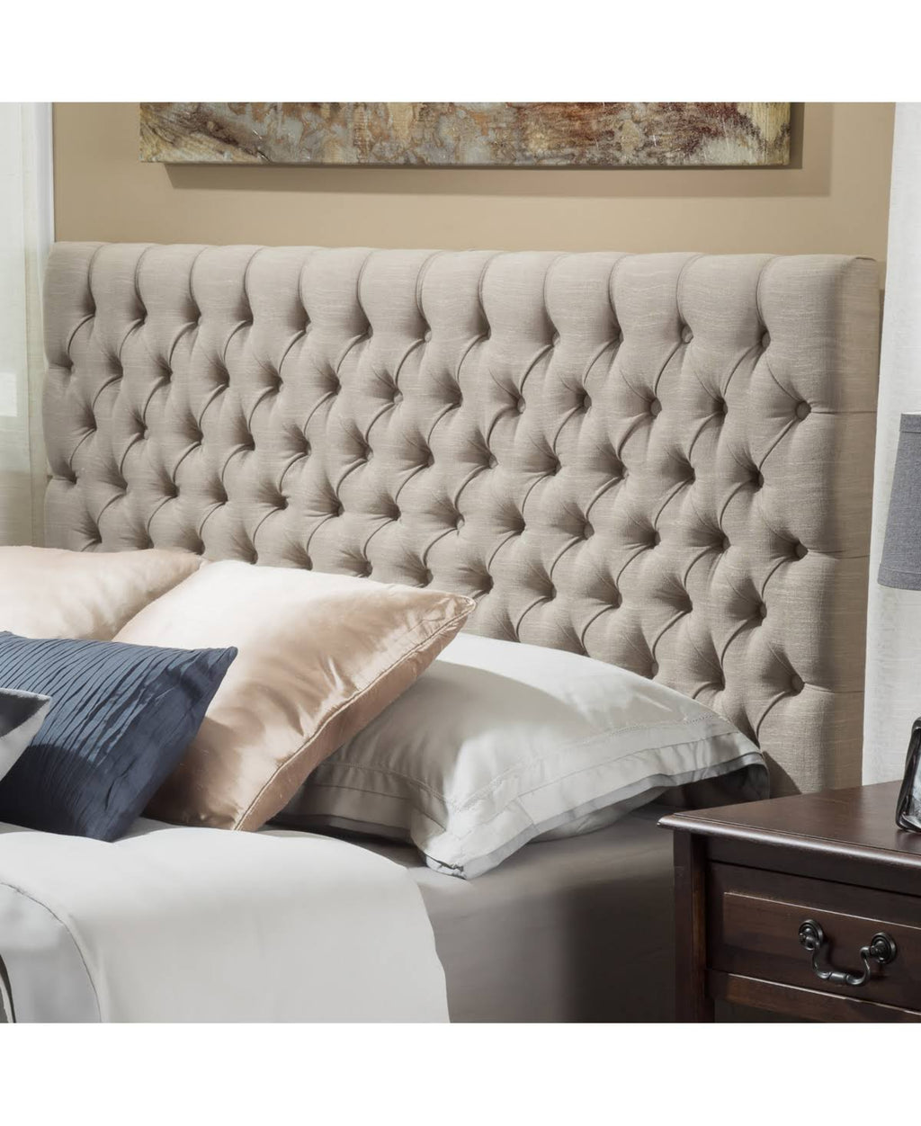Tan/Beige King/Cal King Headboard G24682