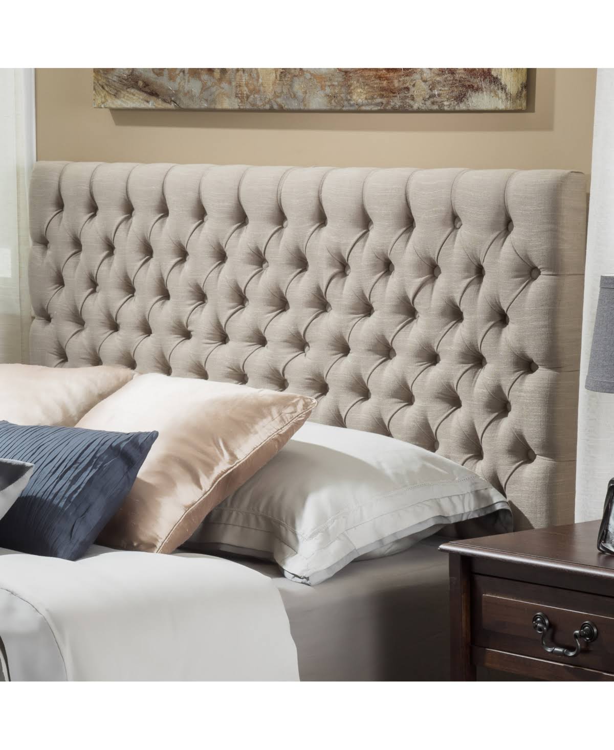 Tan/Beige King/Cal King Headboard G24682