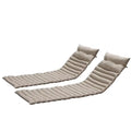 Khaki Outdoor Lounge Chair Cushion Replacement Patio Seat Cushion T2940