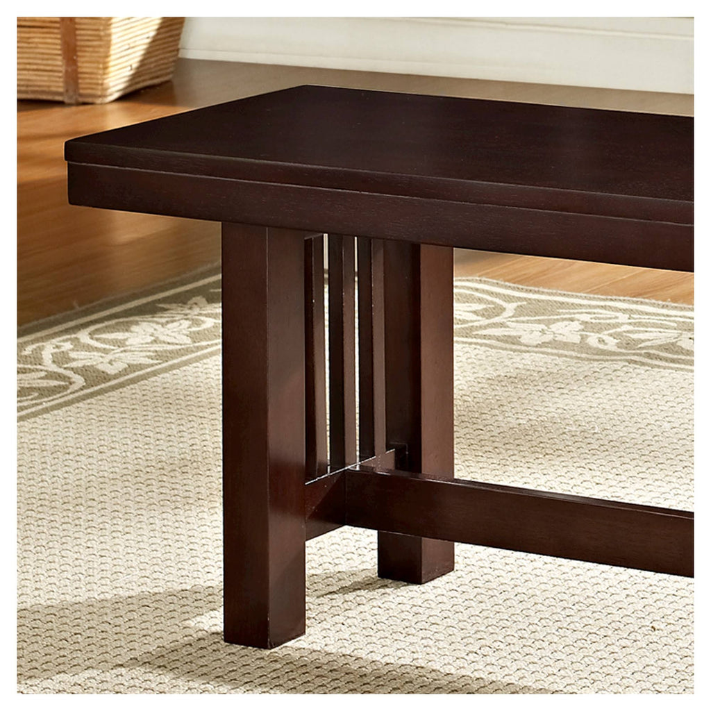 Cappuccino Wood Kitchen Dining Bench S1892