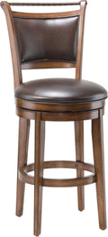 Swivel Counter Stool, Medium Brown Cherry S327