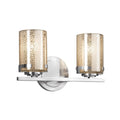 2-Light Polished Chrome Bath Bar S307