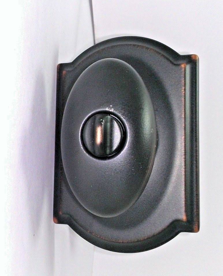 Aged Bronze Keyed Entry Door Knobs L754059