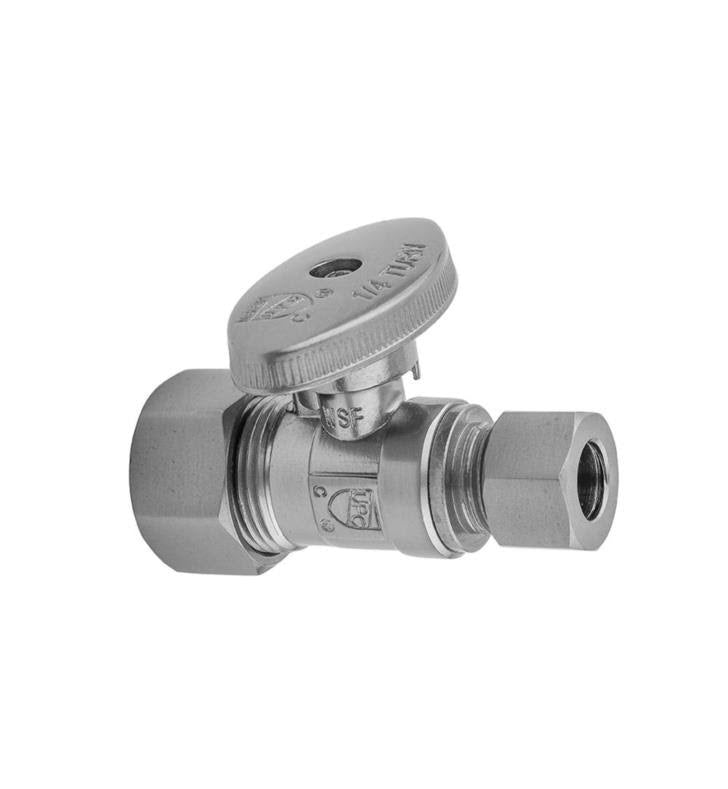 Polished Quarter Turn Straight Supply Valve T989