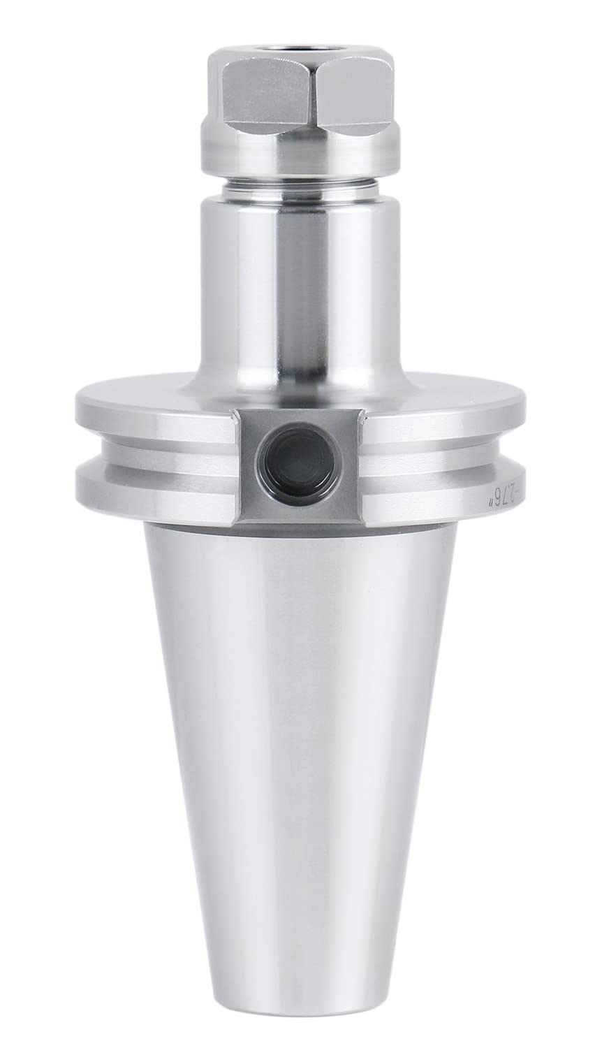 Cat40 V-Flange Collet Chuck for Er16 Collets, Draw Bar Thread 5/8-11'', 2.76'' Projection Length T5810