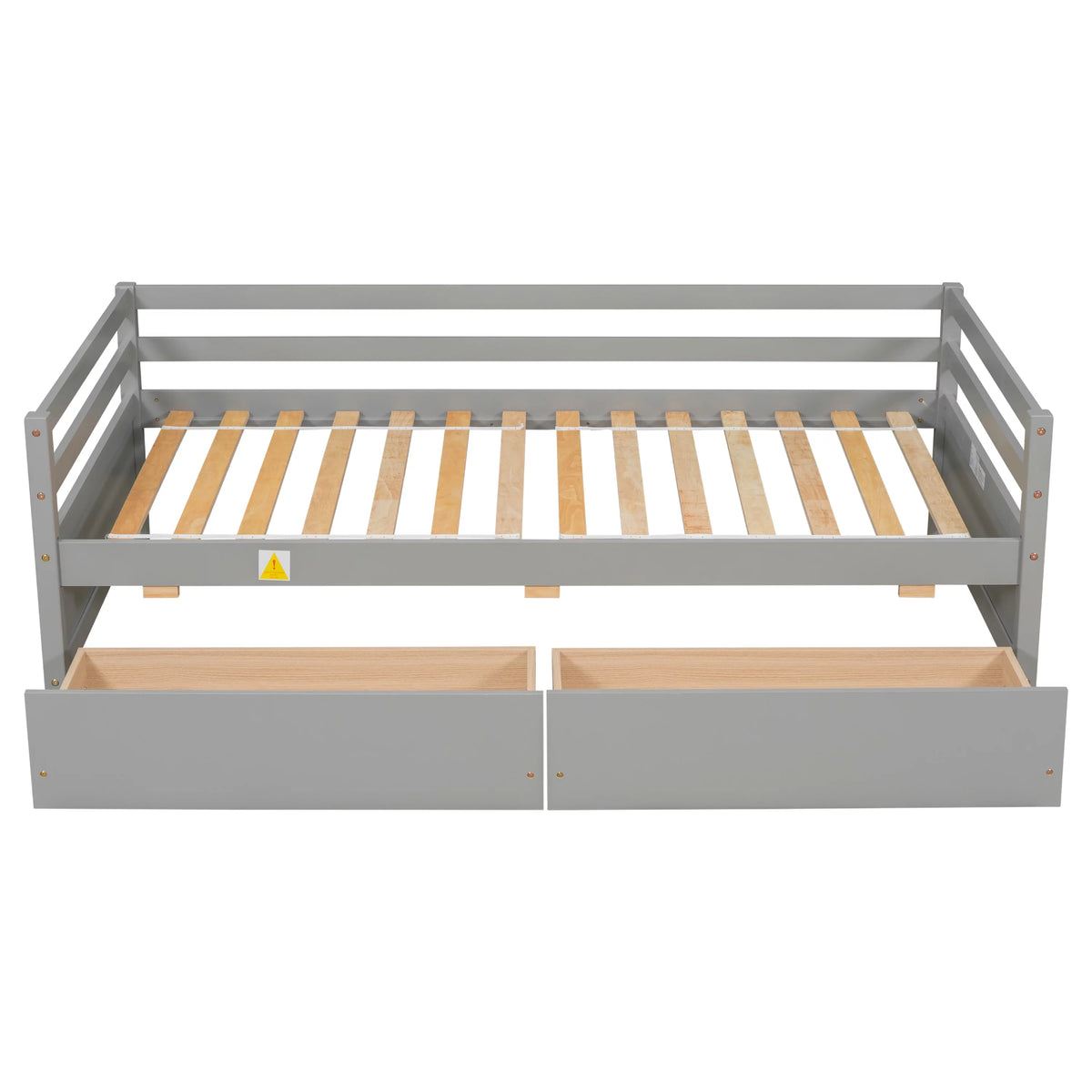 Twin Wood Daybed with Two Drawers S696