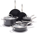 10 Piece Nonstick Gray Cookware Set V5264