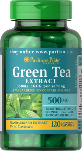 Green Tea Standardized Extract 315 Mg Capsules, 200 Count S8313