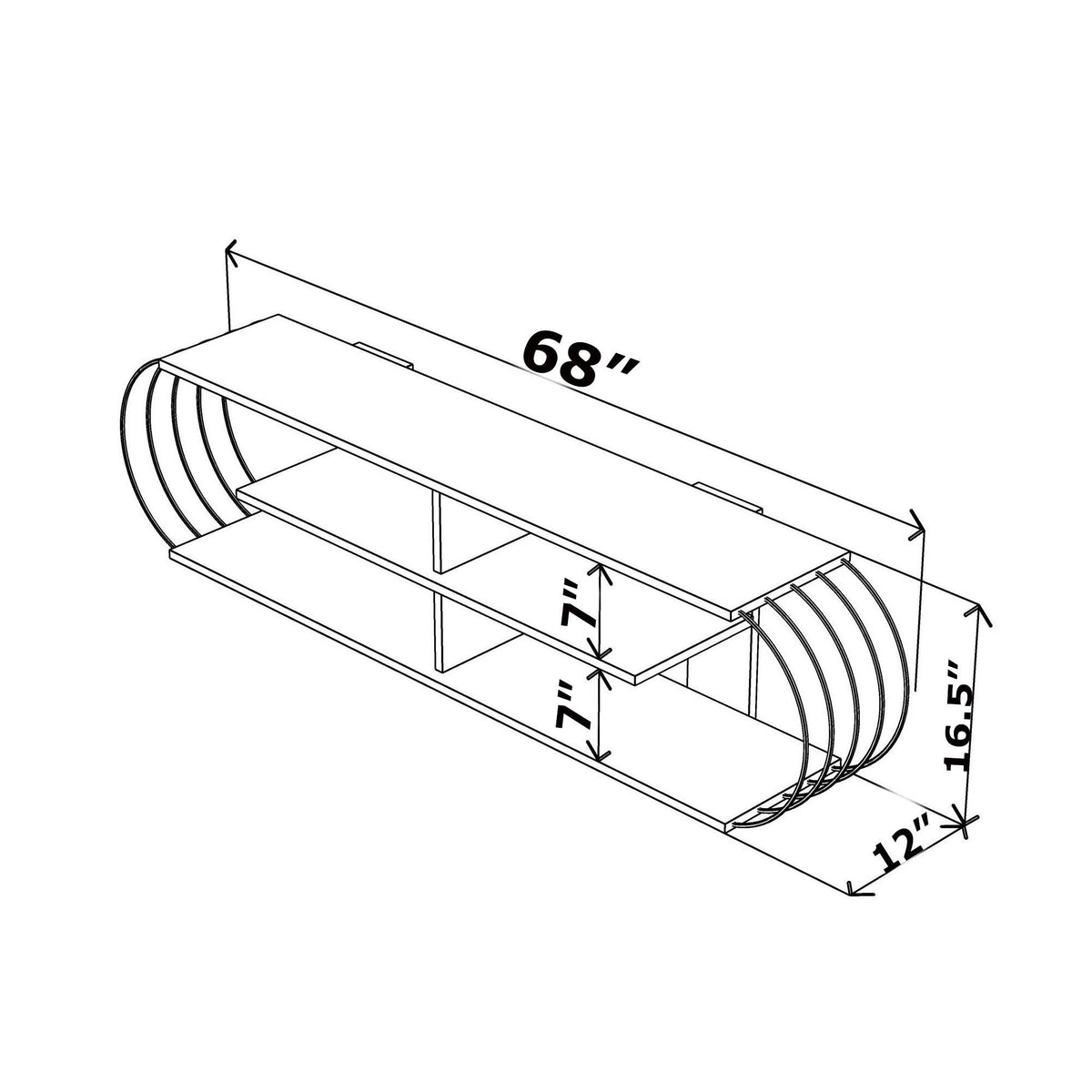 White TV Unit E887530