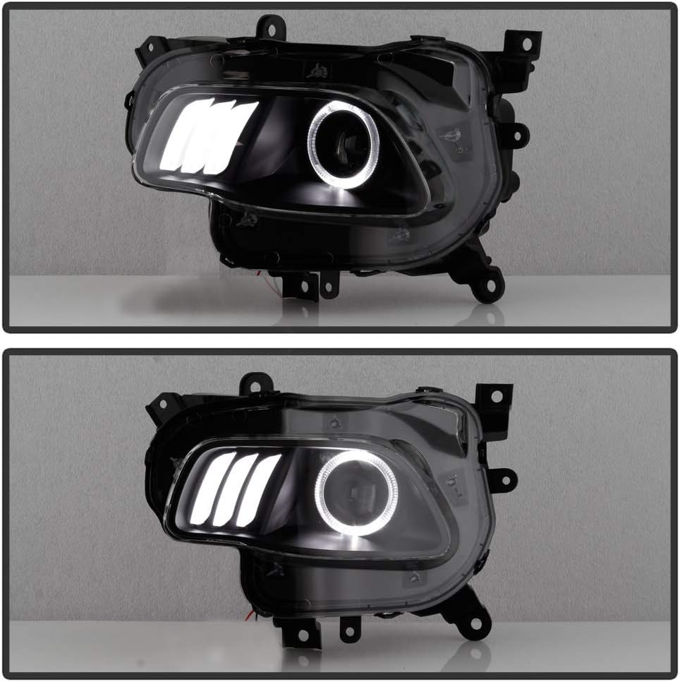 2014-2018 Jeep Cherokee Black Housing Projector Headlights Assembly T633663
