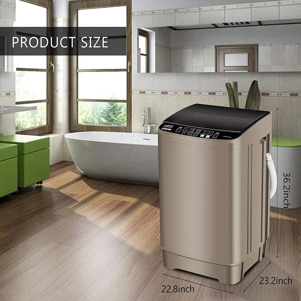 15.6 lbs Portable Compact Washing Machine with Drain Pump Z2510