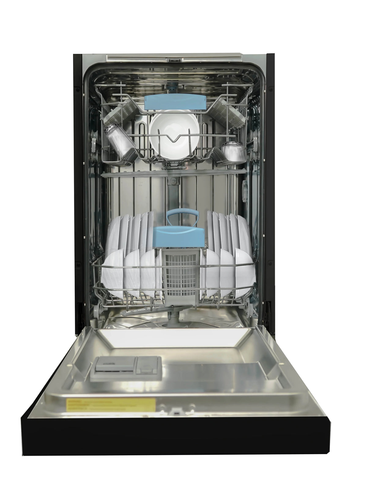 18" Wide Built-in Dishwasher in Black T2550