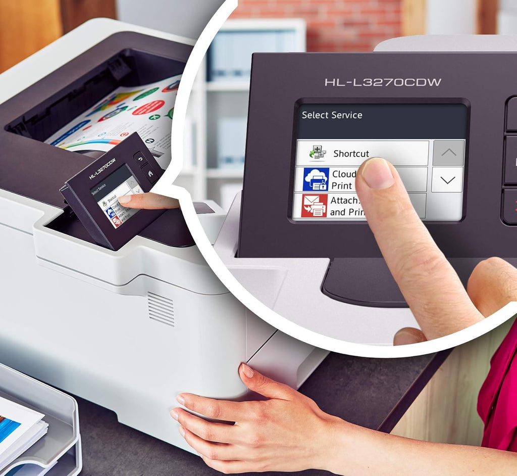 Compact Wireless Digital Color Printer with Auto 2-Sided Printing J565