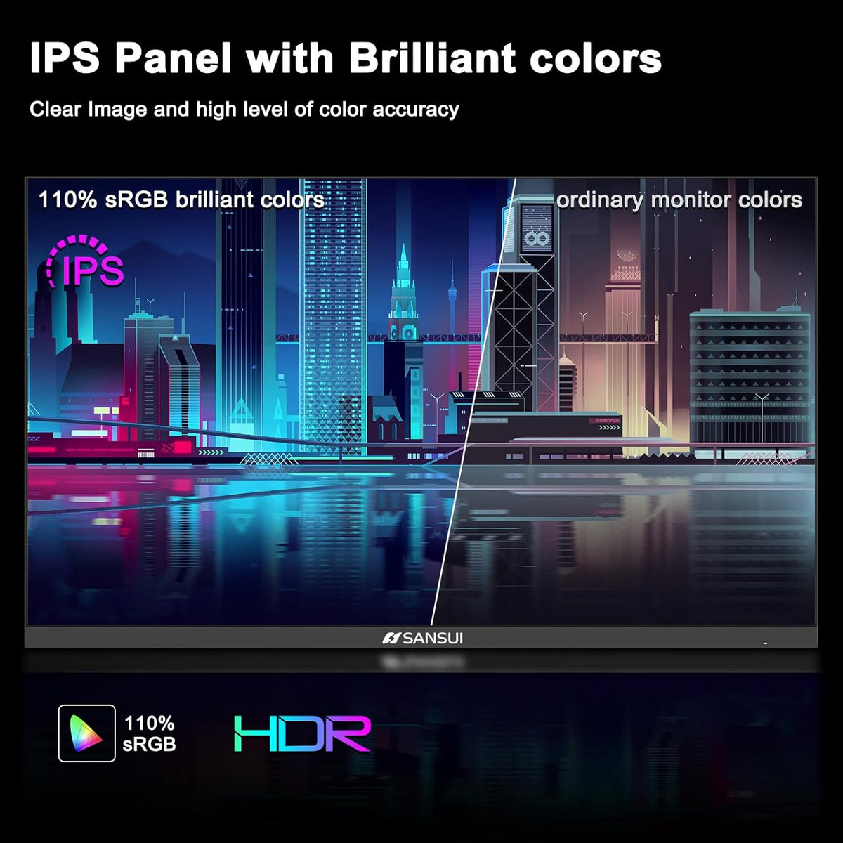 27 Inch IPS 100Hz FHD HDR Monitor with Built-in Speakers A425165