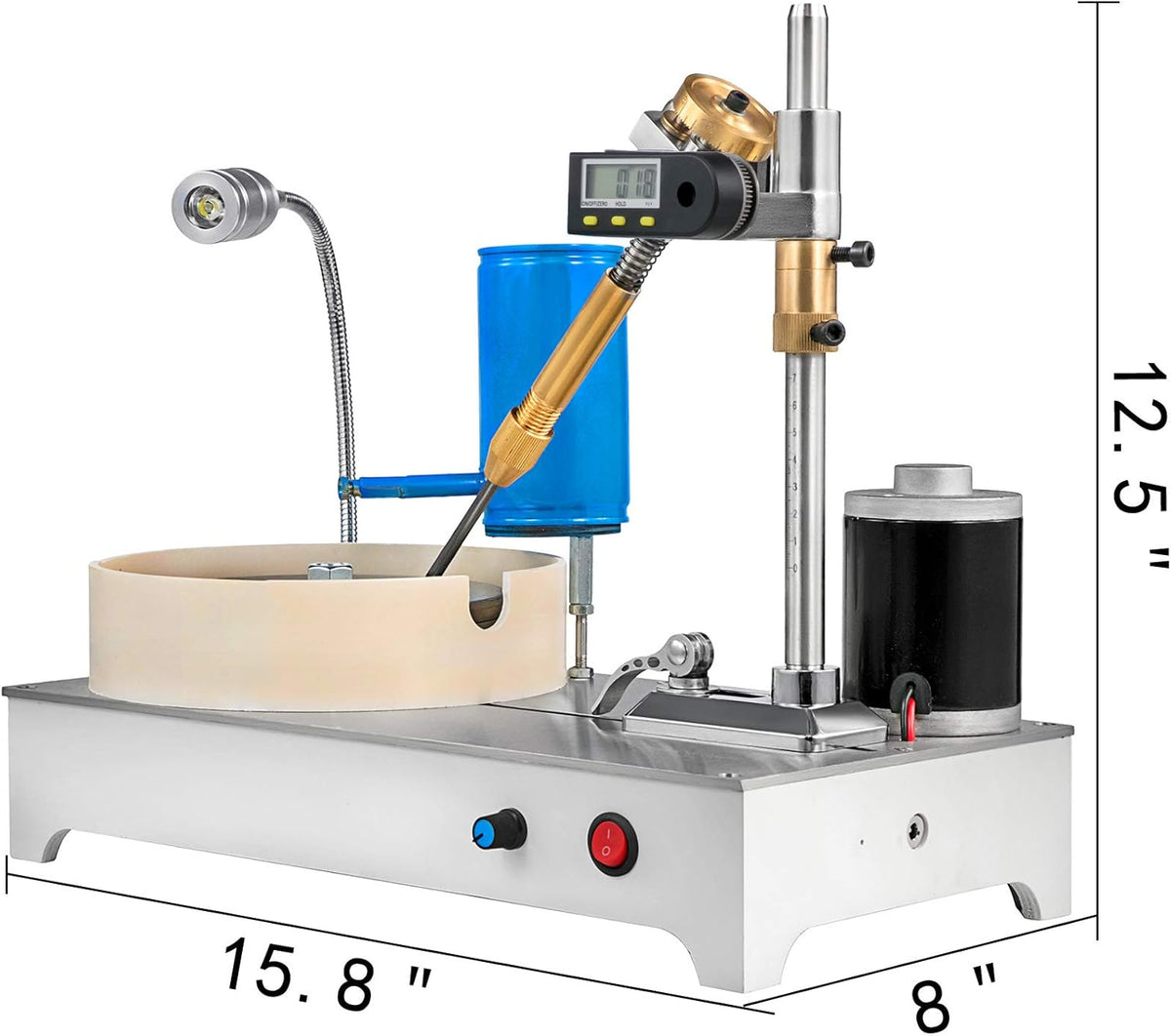 120W Gem Faceting Polishing Machine with Digital Display U439