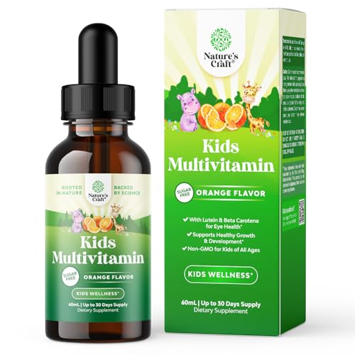 Liquid Multivitamin for Kids with Vitamins C D3 E B6 J28171