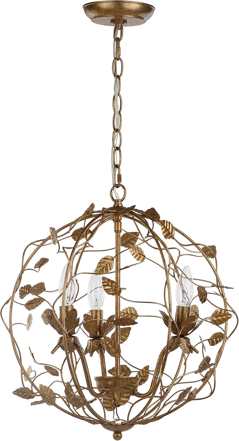 Gold Leaf Chandelier T20680