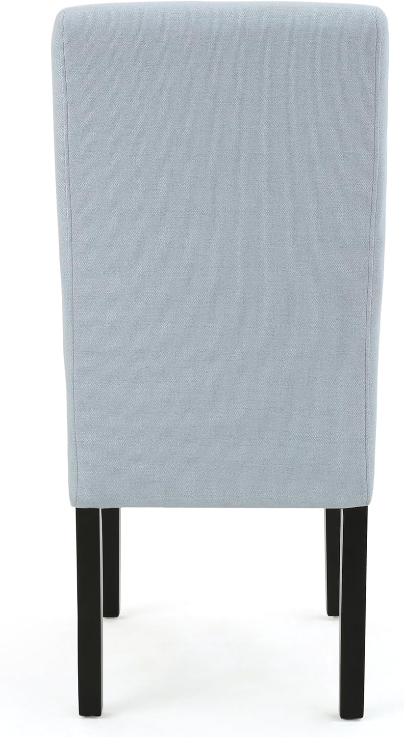 Light Sky Fabric Dining Chairs, 2-Pcs Set R109024