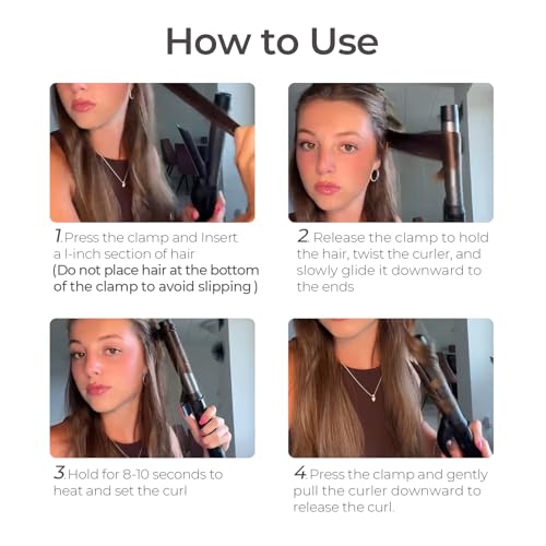 3 in 1 Ceramic Hair Curler 1/2, 1, 1 1/2 Inch X551