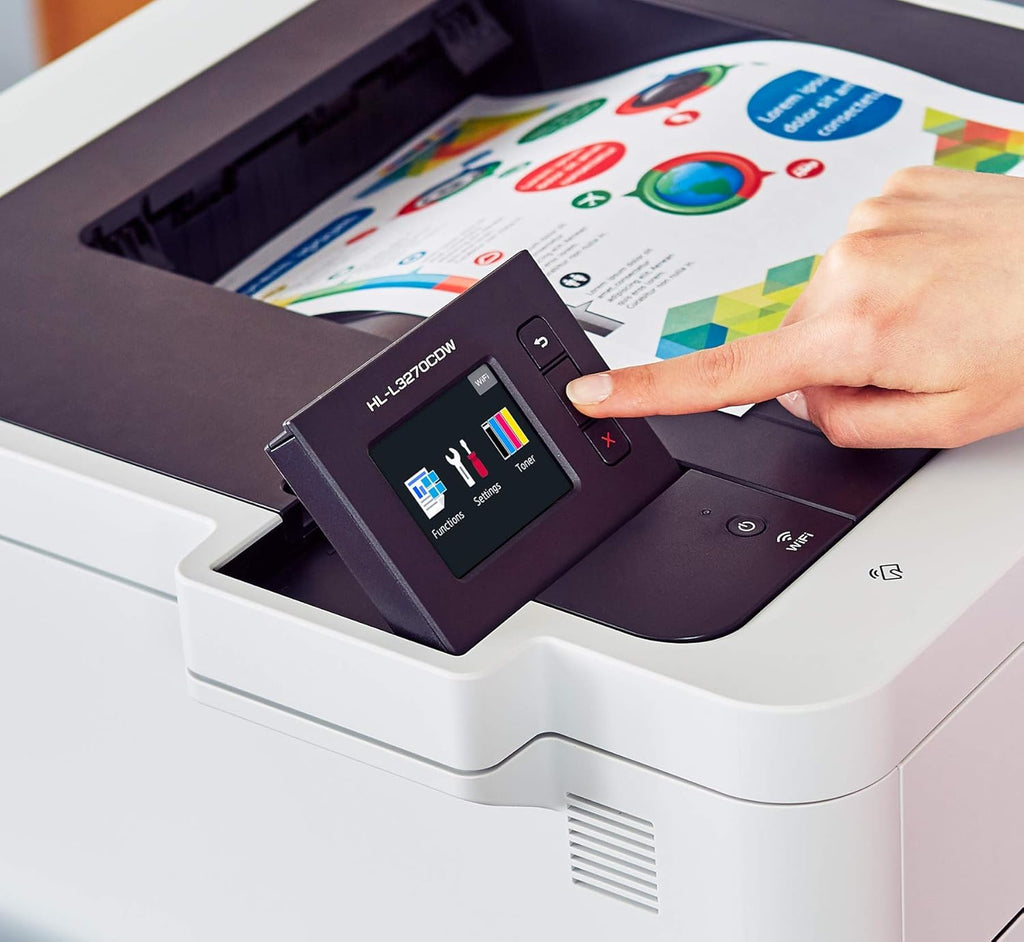 Compact Wireless Digital Color Printer with Auto 2-Sided Printing J565