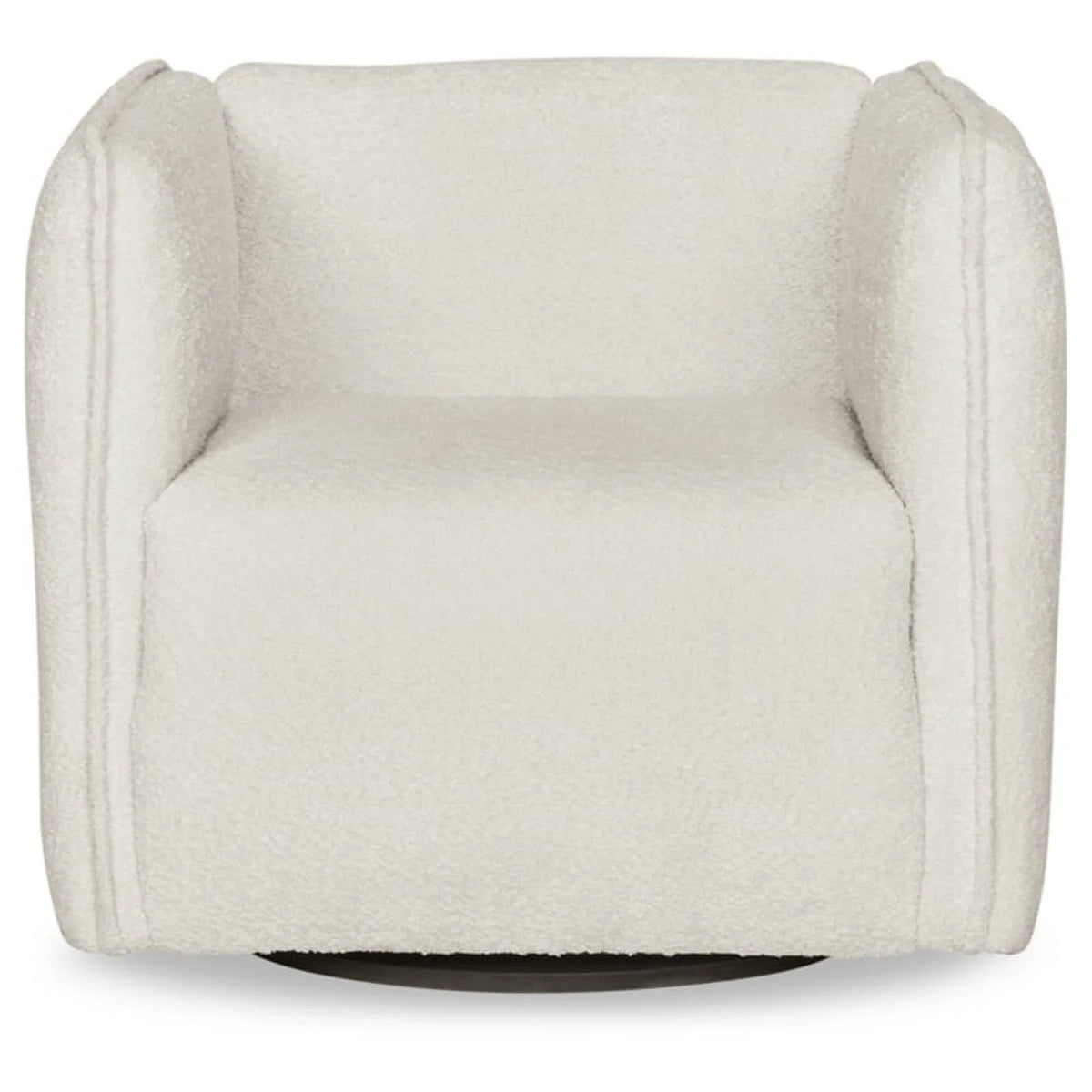 Gray & Black Metal Swivel Accent Chair S98657