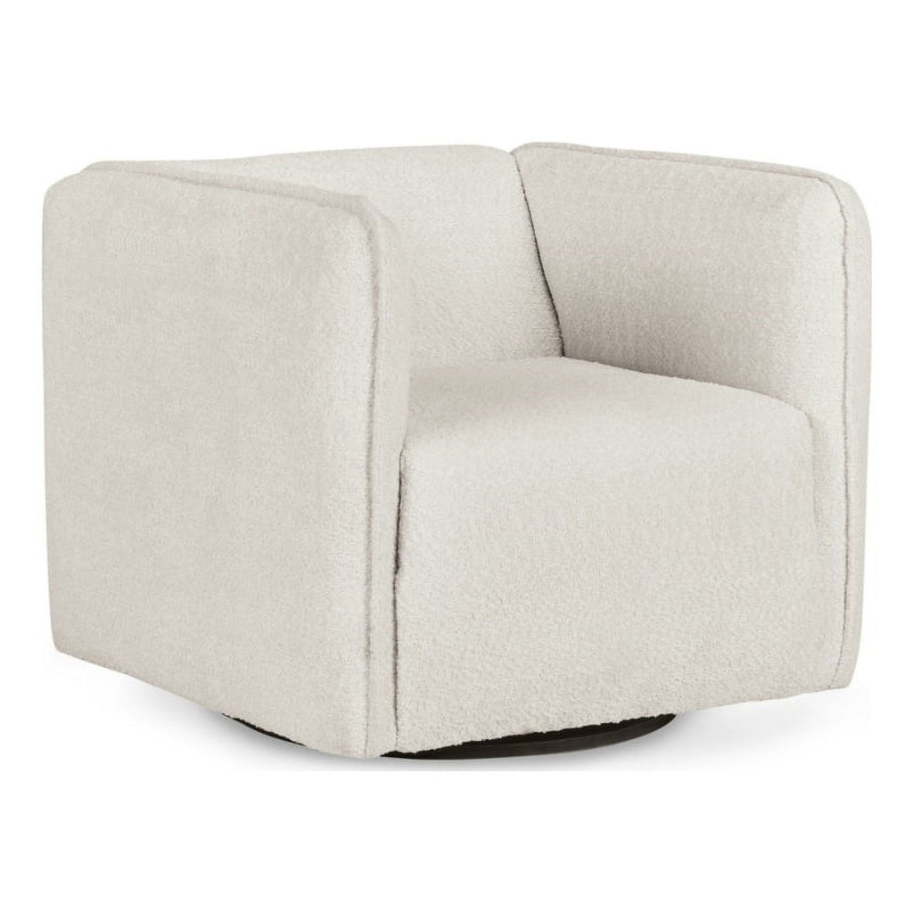 Gray & Black Metal Swivel Accent Chair S98657
