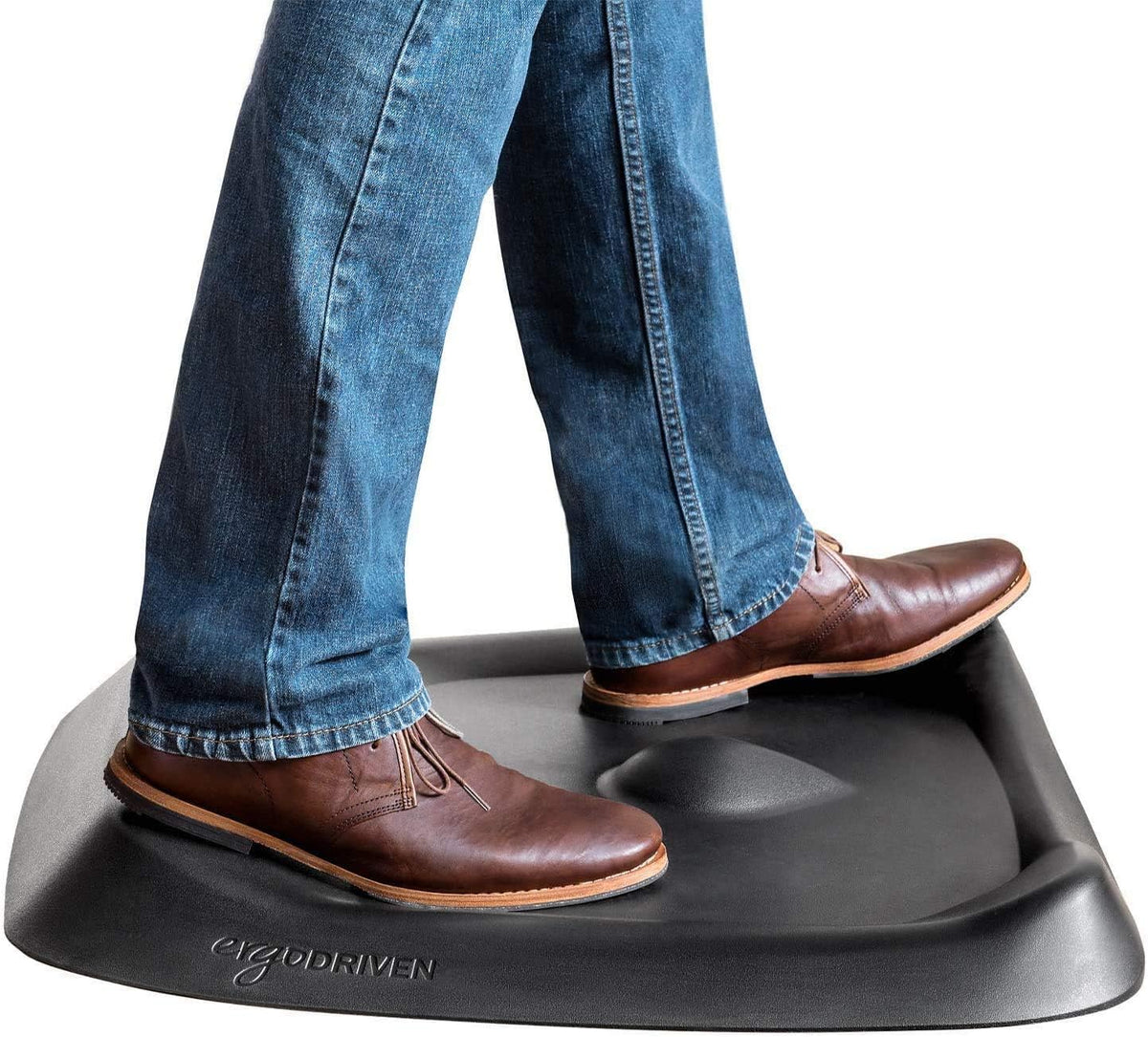 Obsidian Black Anti-Fatigue Standing Desk Mat D57395