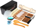 20 in 1 Sushi Making Kit with Chef’s Knife, Bamboo Mats, Rice Mold J3121