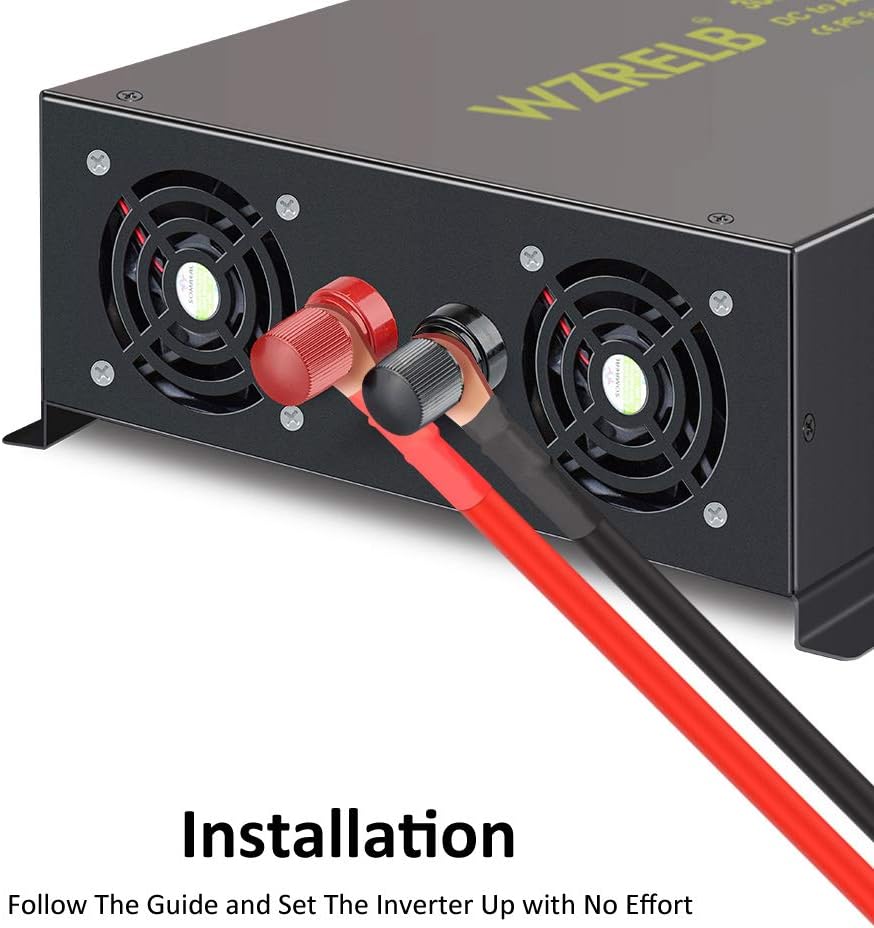 500W Pure Sine Wave Power Inverter 24V to 110V AC Converter U679