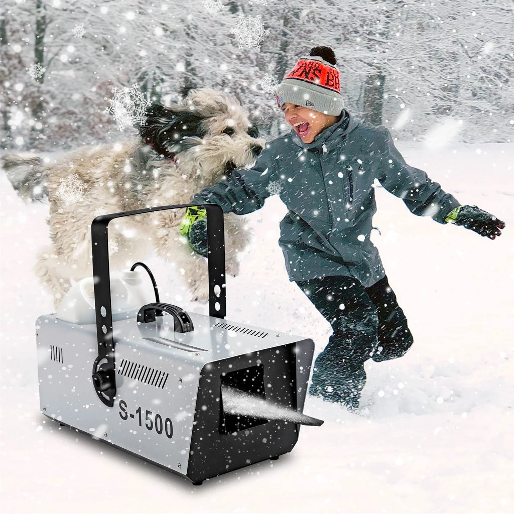 1500W Snow Machine Snowflake Maker with Wireless Remote C141