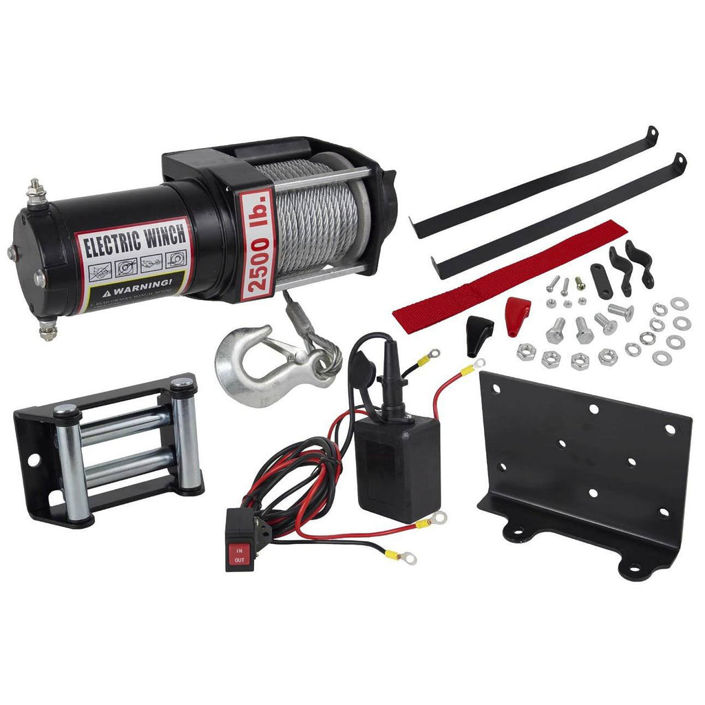 2500lb ATV Winch Assembly 1.07hp 153:1 Gear Ratio G940
