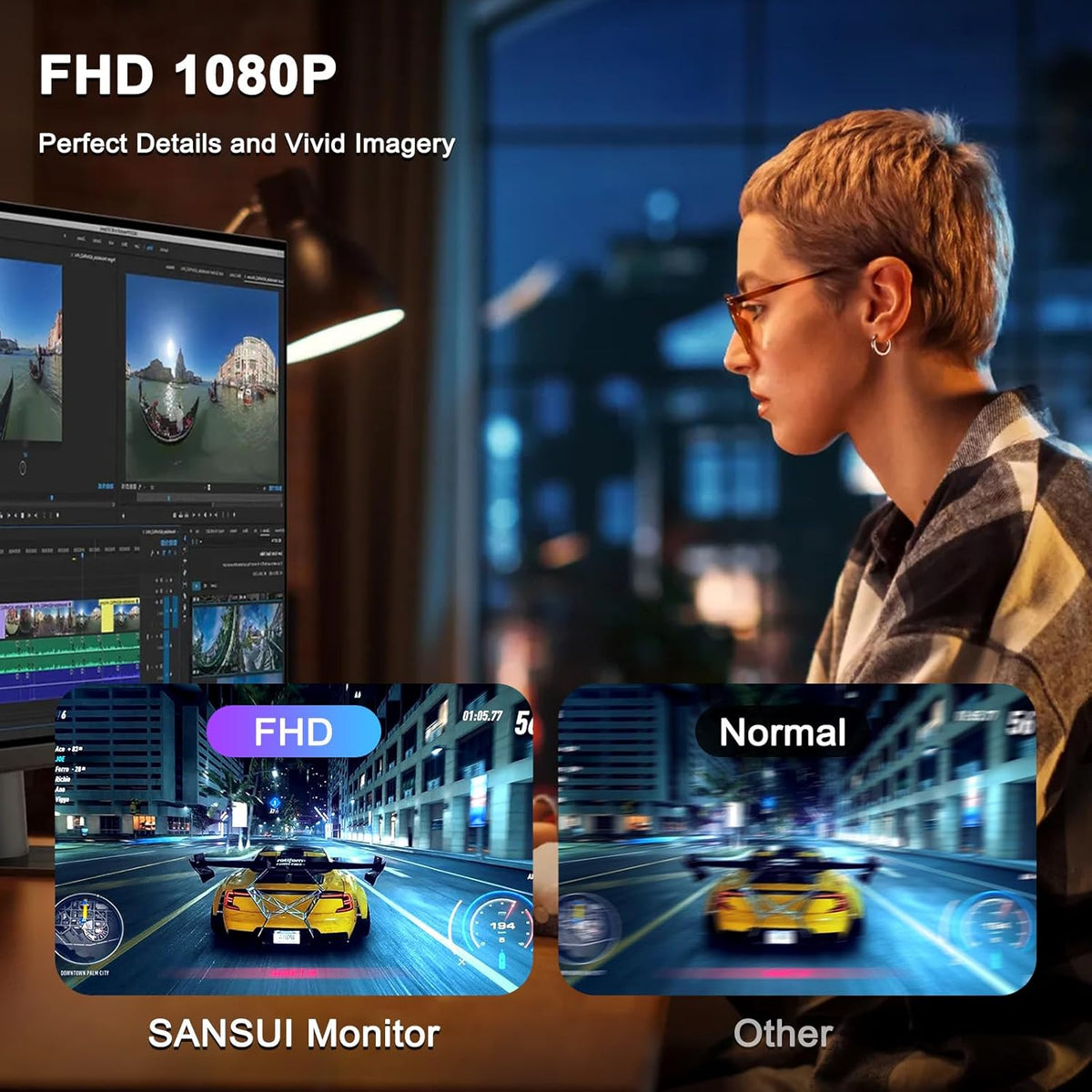 27 Inch IPS 100Hz FHD HDR Monitor with Built-in Speakers A425165