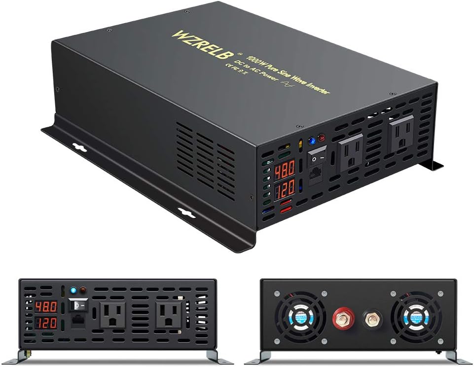 500W Pure Sine Wave Power Inverter 24V to 110V AC Converter U679